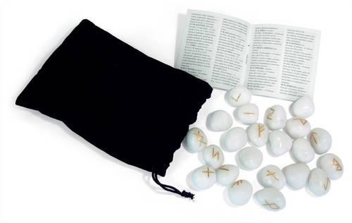 White Onyx Stone Runes Bookshelf Edition (Merchandise)