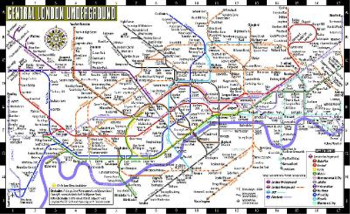 Michelin Streetwise London Underground Map - Laminated Map of the London U (Map)