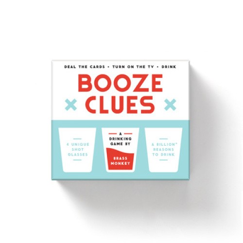 Booze Clues Drinking Game Set by Brass Monkey [Gift/Card]