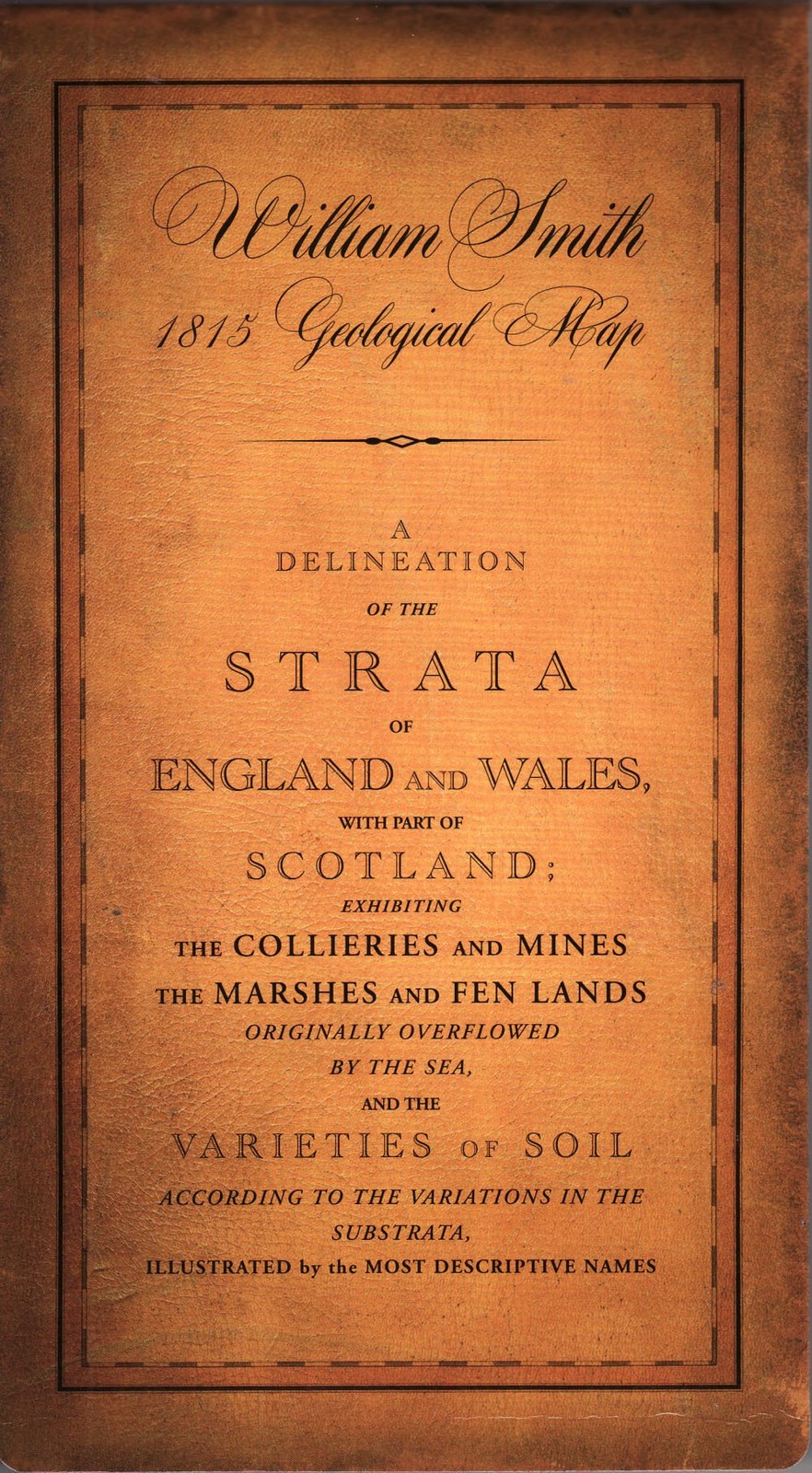 British Geologi William Smith 1815 geological map of England, Wales & part (Map)