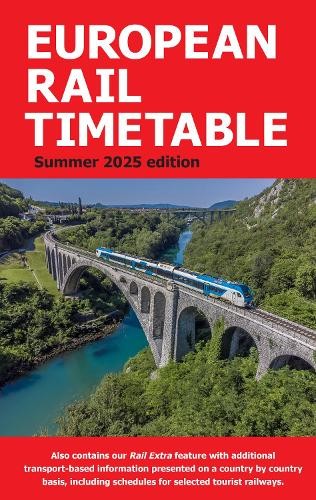 Chris Woodcock European Rail Timetable Summer 2025 (Tascabile)
