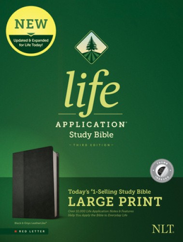 NLT Life Application Study Bible, Third Edition, Large Print (Leatherlike,
