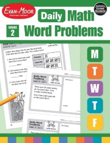 Daily Word Problems Math, Grade 2 Teacher Edition (Tascabile)