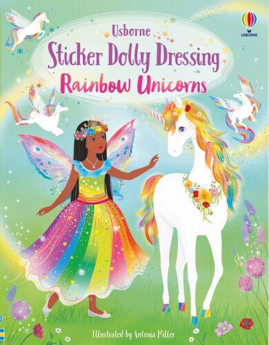 Sticker Dolly Dressing Rainbow Unicorns by Fiona Watt [Paperback]
