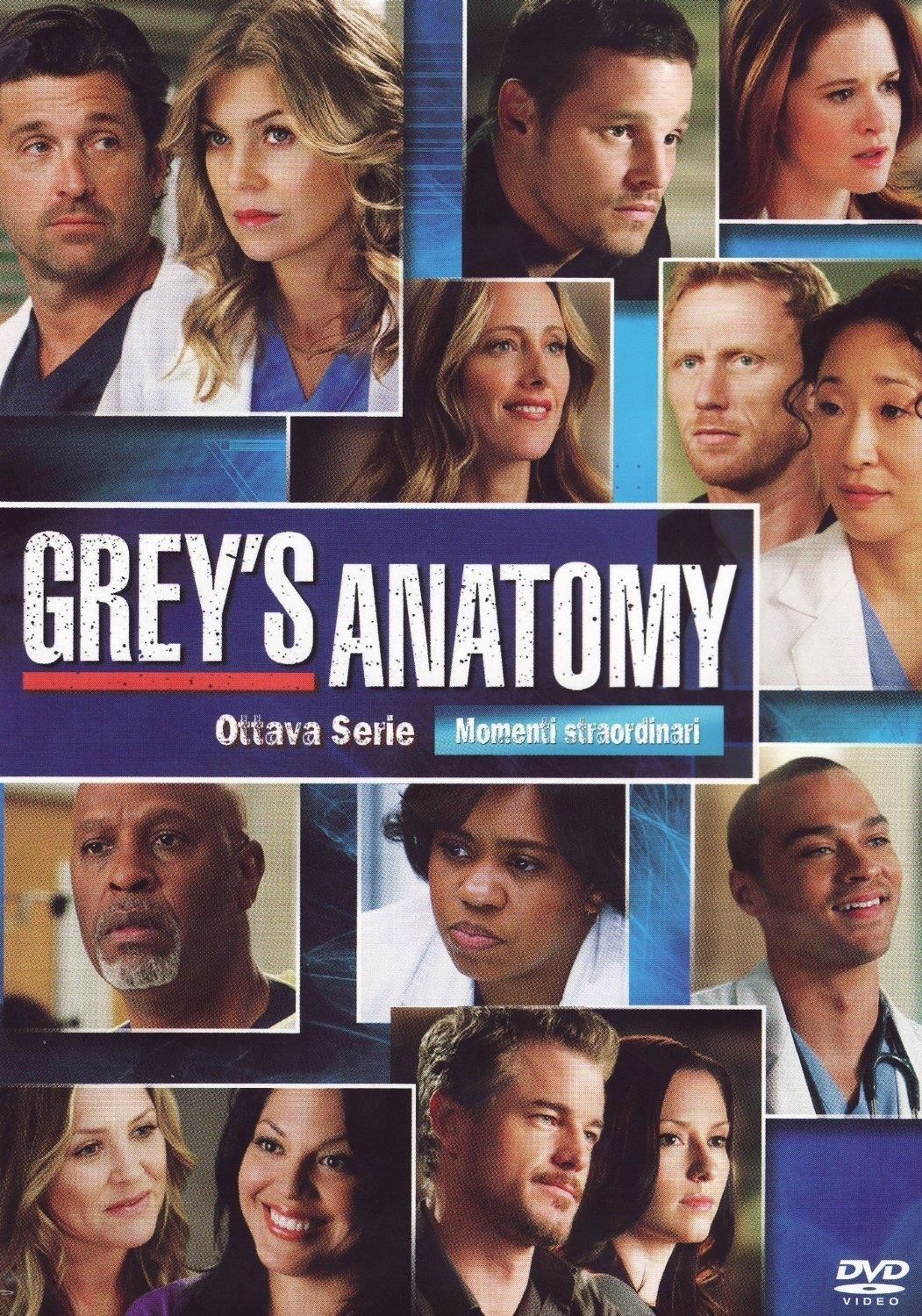 Dvd Grey's Anatomy - Stagione 08 (6 Dvd)