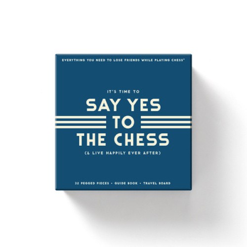 Say Yes to the Chess Game Set by Brass Monkey [Gift/Card]