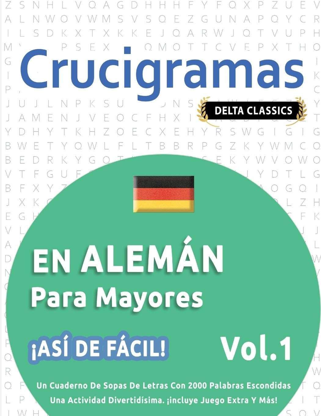 Delta Classics Crucigramas En Alemán Para Mayores - ¡Así de Fácil! - (Tascabile)