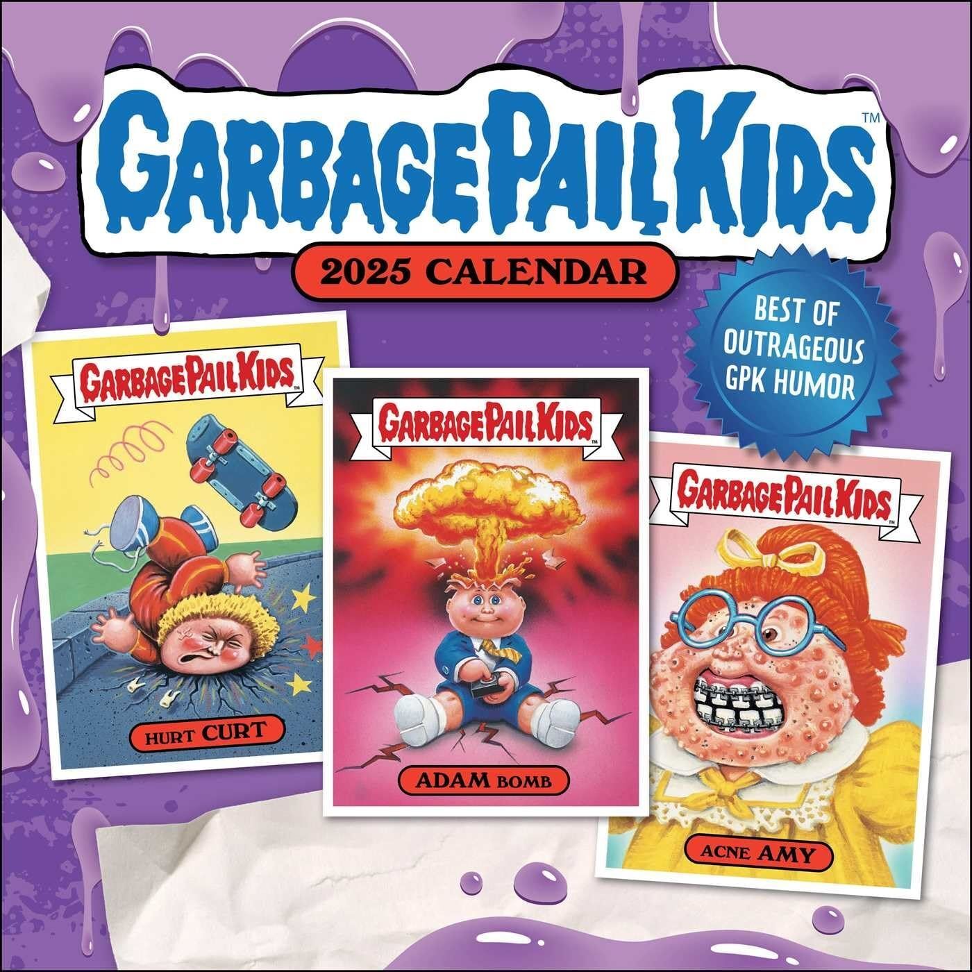 LIbri UK/US The Topps Company - Garbage Pail Kids 2025 Wall Calendar
