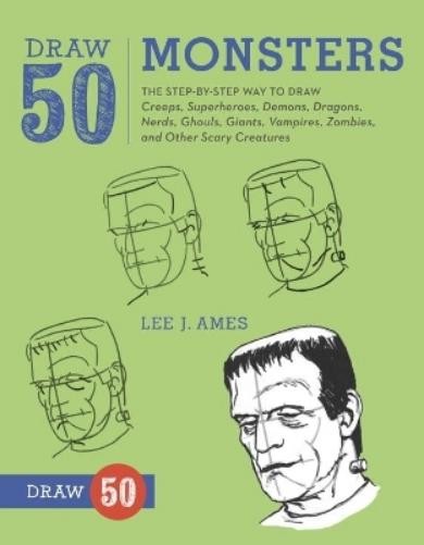 L Ames Draw 50 Monsters (Tascabile)