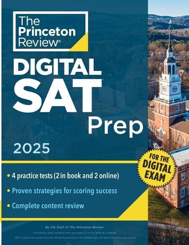 The Princeton Review Princeton Review Digital SAT Prep, 2025 (Tascabile)