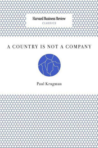 A Country Is Not a Company by Paul Krugman [Paperback]