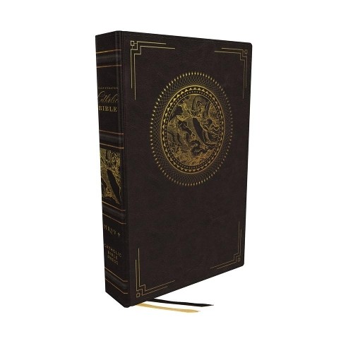 Catholic Bible  NRSVCE, Illustrated Catholic Bible, Leath (Rilegato in ecopelle)