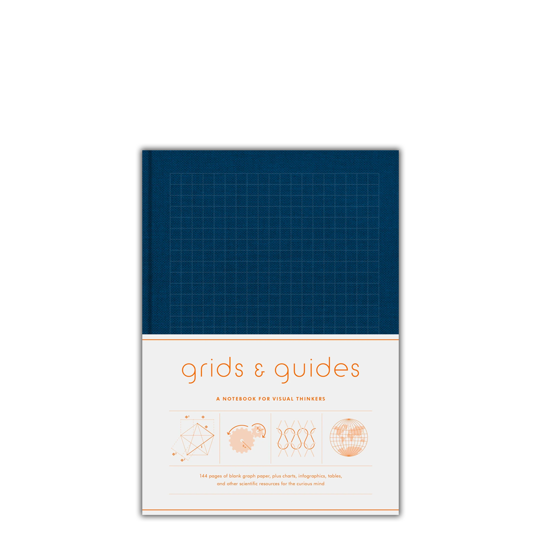 Grids & Guides (Navy)—Notebook—Design—144 pages—PA Press