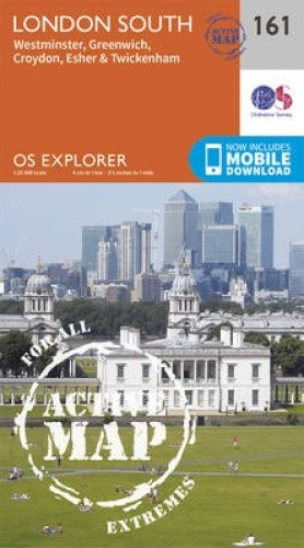 London South, Westminster, Greenwich, Croydon, Esher & Twickenham (OS Explorer