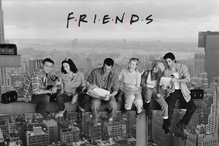 Friends: Pyramid - Lunch On A Skyscraper (Poster Maxi 61X91,5 Cm) -