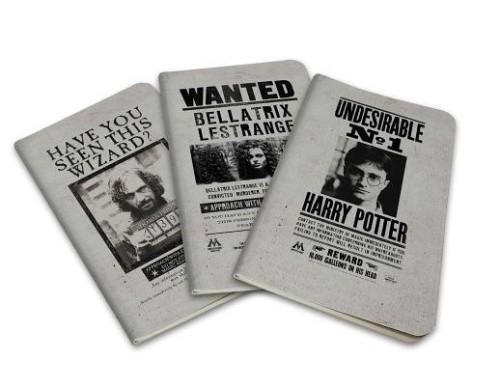 Harry Potter: Wanted Posters Pocket Notebook Collection (Set of 3)