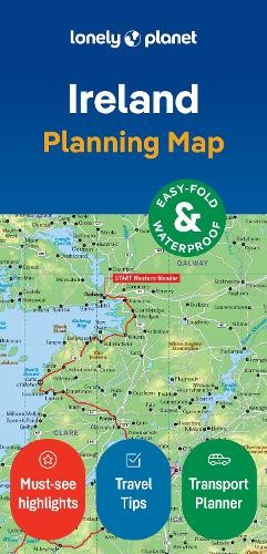 Lonely Planet Ireland Planning Map (Map) Map