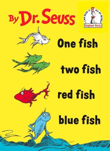 Dr. Seuss One Fish Two Fish Red Fish Blue Fish (Copertina rigida) Beginner Books