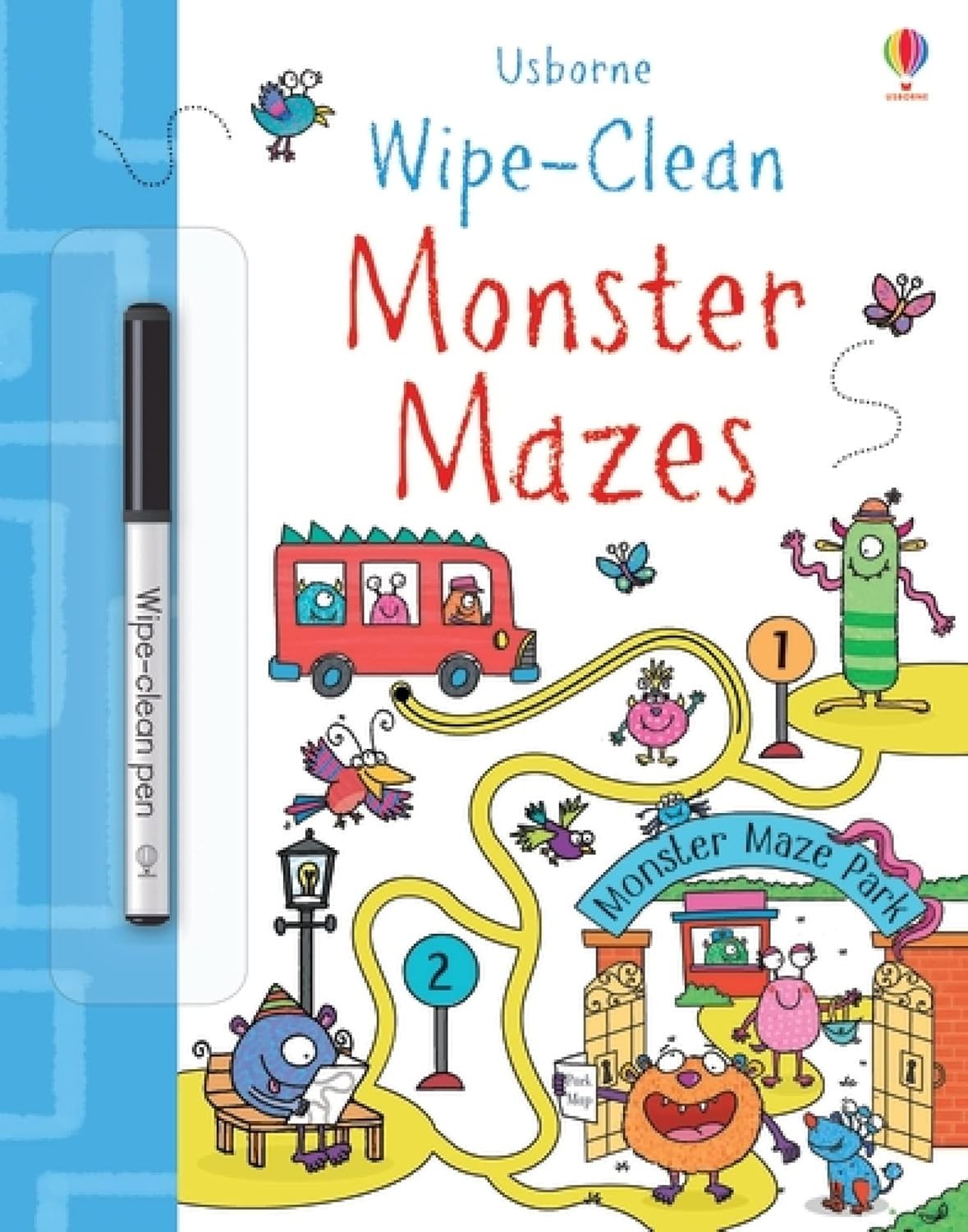 9781474968409 Wipe-Clean Monster Mazes (Wipe-Clean Books): 1 - Jane Bingham,Gare