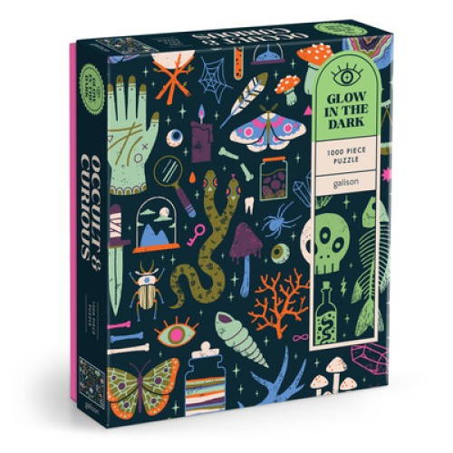 Occult and Curious 1000 Piece Glow in the Dark Puzzle by Galison [Jigsaw]