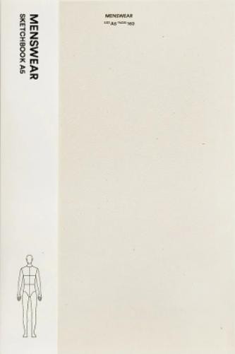 Fashionary Fashionary Menswear Sketchbook A5 (Copertina rigida)
