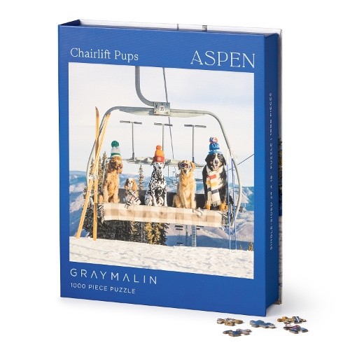 Gray Malin Aspen 1000 Piece Book Box Puzzle by Galison [Jigsaw]