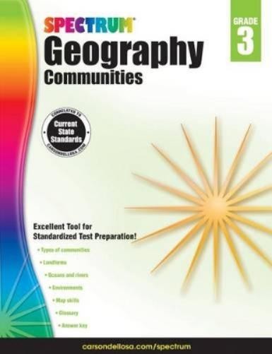 Spectrum Spectrum Geography, Grade 3 (Tascabile) Spectrum