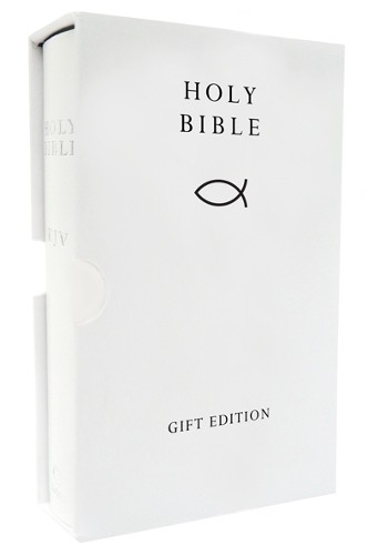 Collins UK HOLY BIBLE: King James Version (KJV) White Com (Rilegato in ecopelle)