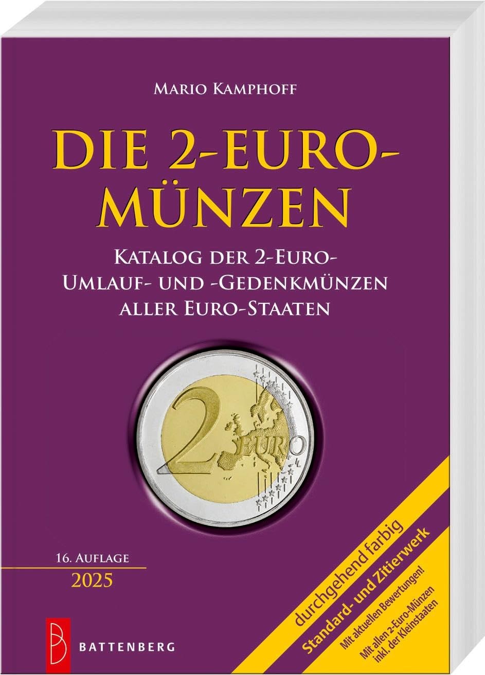 Mario Kamphoff Die 2-Euro-Münzen: Katalog der 2-Euro-Umlauf- und -Ge (Tascabile)