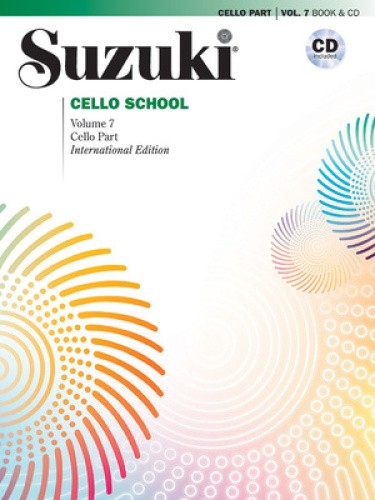Suzuki Cello School, Vol 7: Cello Part, Book & CD (Suzuki Cello School)