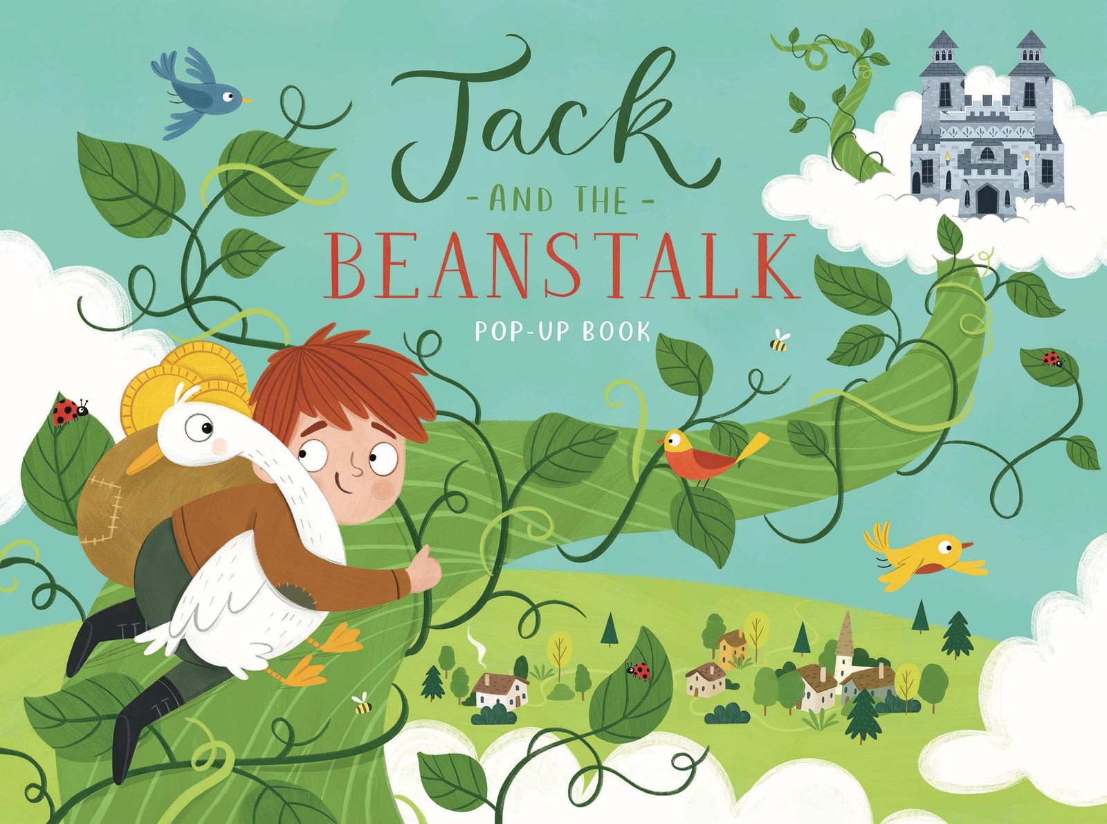 Samara Hardy Jack & the Beanstalk (Copertina rigida) Fairy Tale Pop-Up Book