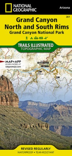 Grand Canyon, Bright Angel Canyon/north & South Rims: Trails Illustrated