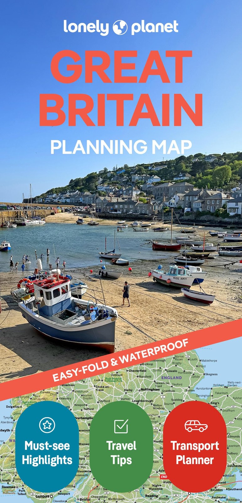 Lonely Planet Lonely Planet Great Britain Planning Map (Map) Map