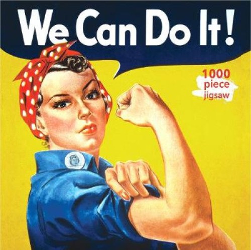 Adult Jigsaw Puzzle J. Howard Miller: Rosie the Riveter Poster: 1000-Piece