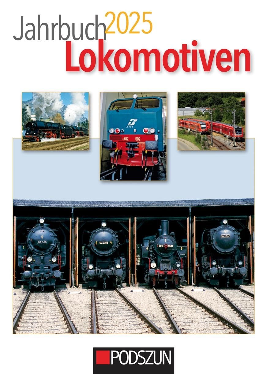 Alexander Weber Jahrbuch Lokomotiven 2025 (Tascabile)