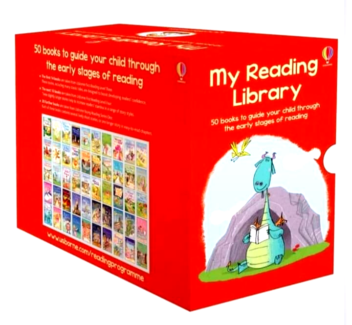 My reading library. Usborne. Libreria per bambini in lingua inglese.