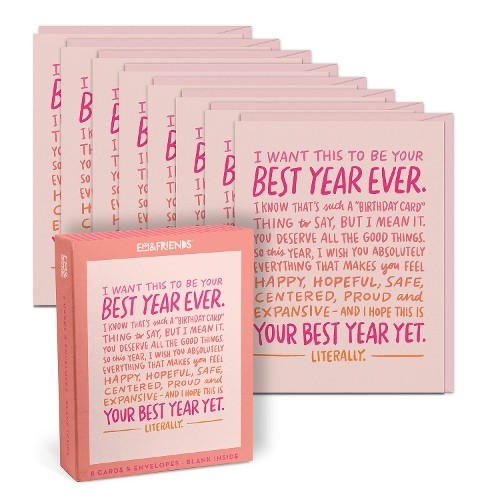Em & Friends Em & Friends Best Year Yet Birthda (Postcards) (PRESALE 14/08/2025)