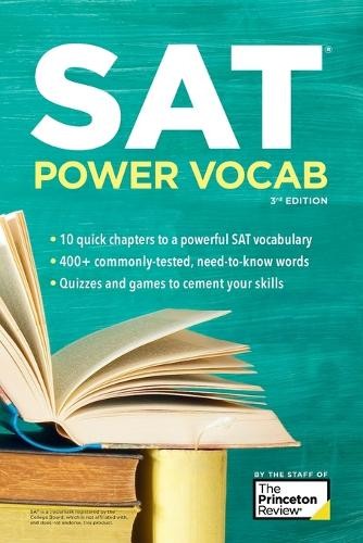 The Princeton Review SAT Power Vocab, 3rd Edition (Tascabile)