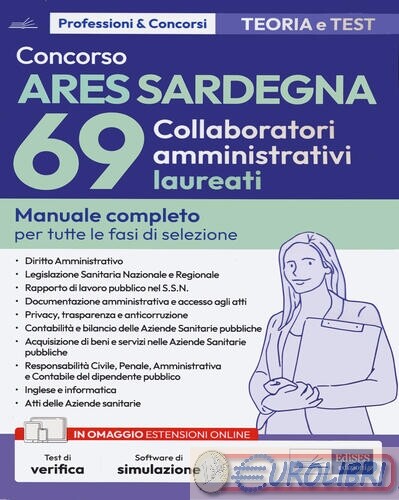 9791256021703  CONCORSO ARES SARDEGNA 69 ASSISTENTI AMM EDISES PROFESSIONALE