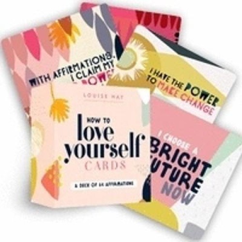 How to Love Yourself Cards: Self-Love Cards with 64 Positive Affirmations for