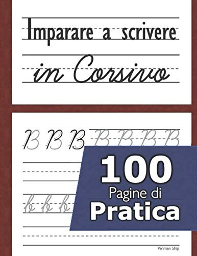 9781635785296 Imparare a scrivere in corsivo - 100 pagine di pra...re in corsivo