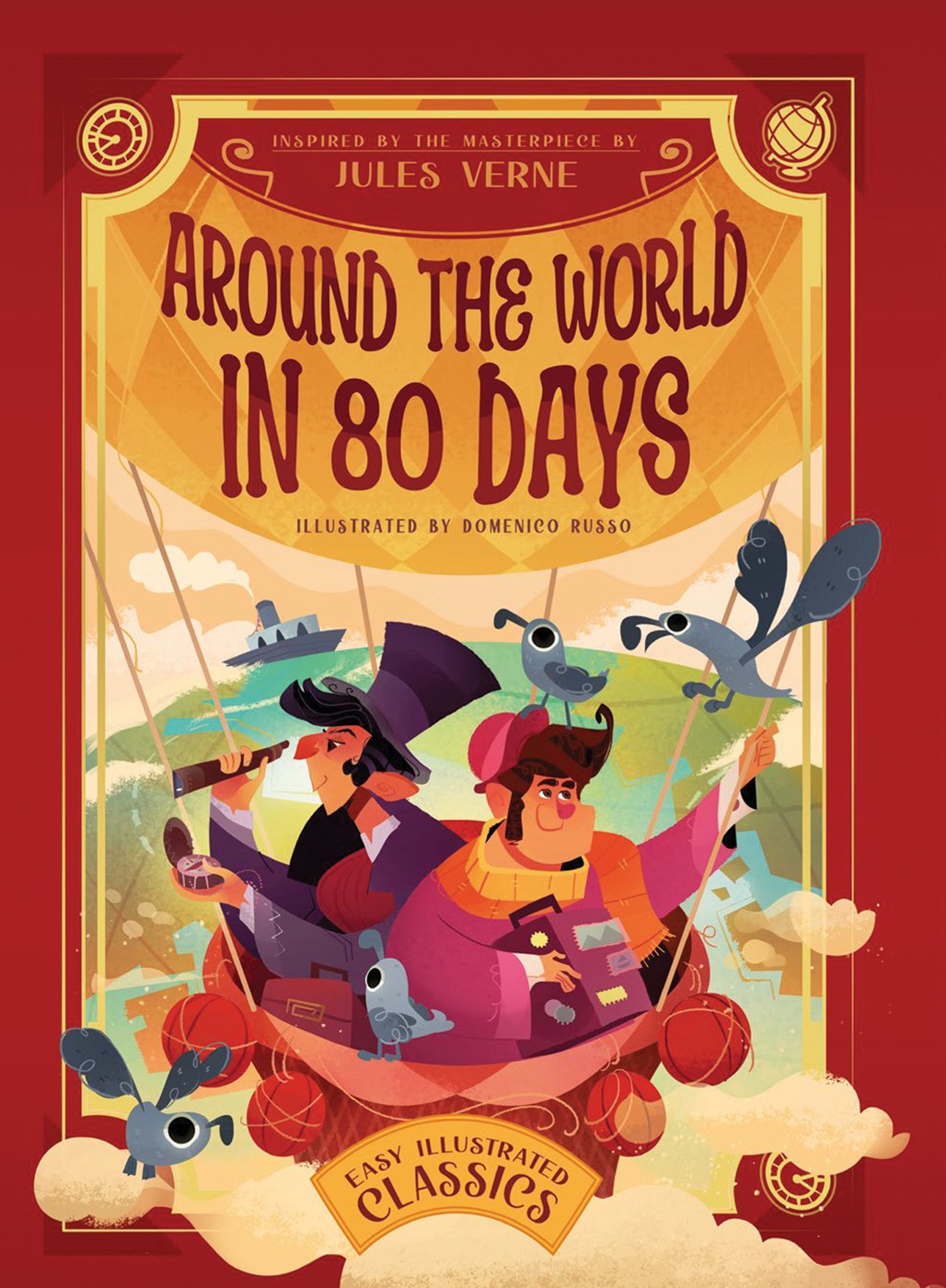 Domenico Russo Around the World in 80 Days (Copertina rigida)