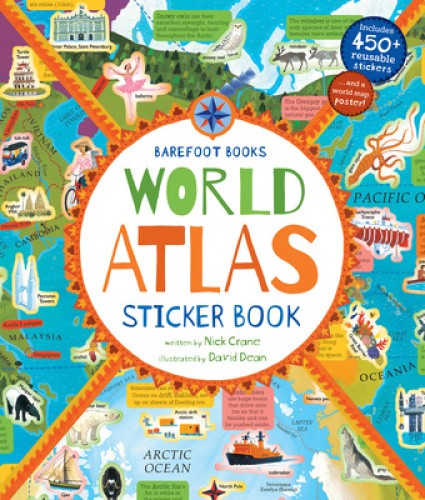Barefoot Books World Atlas Sticker Book by Crane, Nick [Paperback]