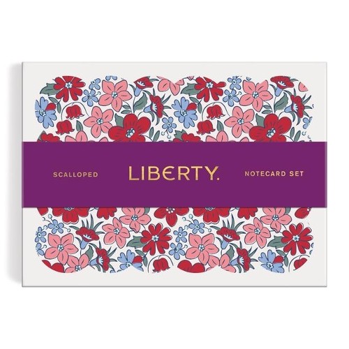 Liberty Scalloped Shaped Notecard Set (Poster)
