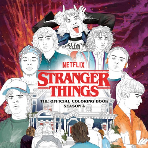 Stranger Things: The Official Coloring Book, Season 4 by Netflix [Paperback]