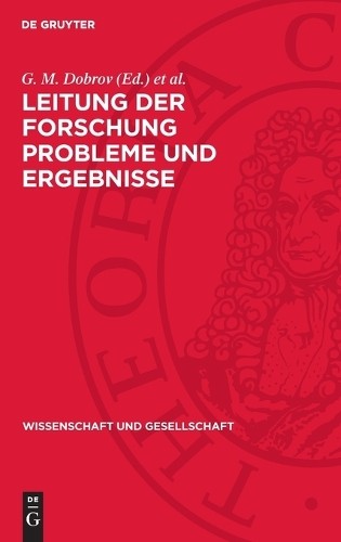 Leitung Der Forschung Probleme Und Ergebnisse (Copertina rigida)