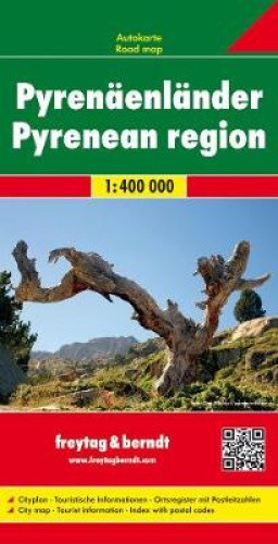 Pyrenees States (and, F, E) Road Map 1:400 000 [Sheet map, folded]