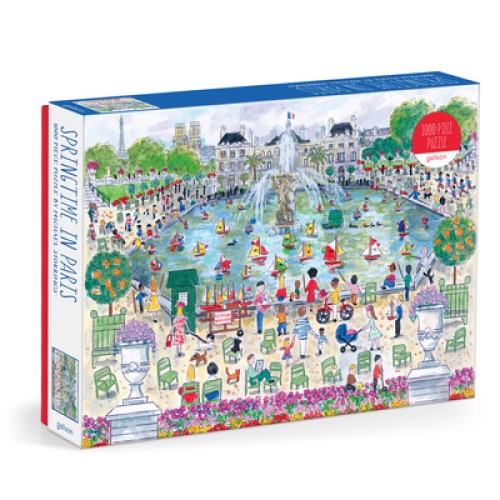 Michael Storrings Springtime in Paris 1000 Piece Puzzle by Galison [Jigsaw]