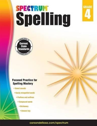 Spectrum Spectrum Spelling, Grade 4 (Tascabile)