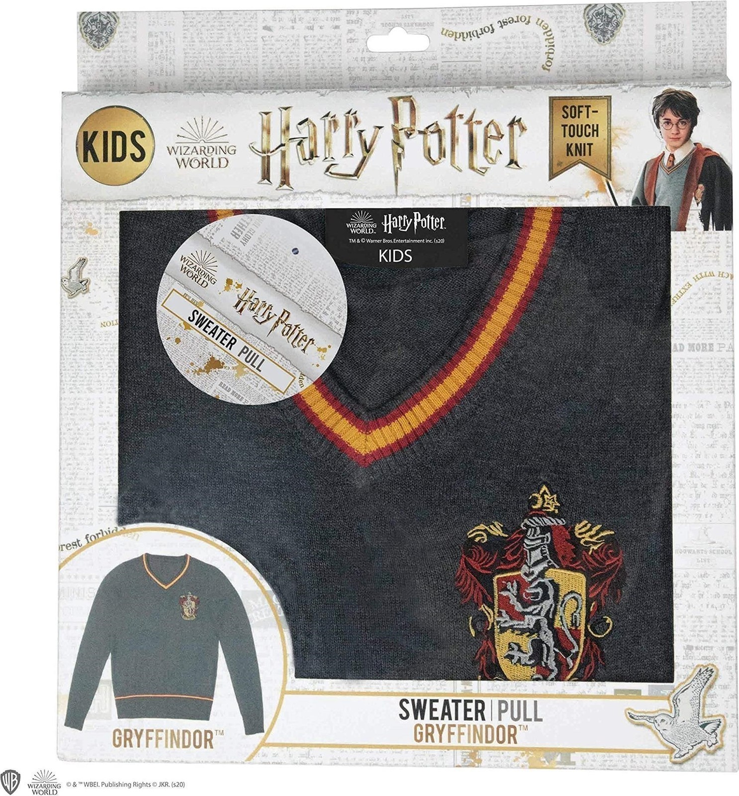 Harry Potter: Cinereplicas - Grifondoro (Maglione Unisex Tg. XL) -